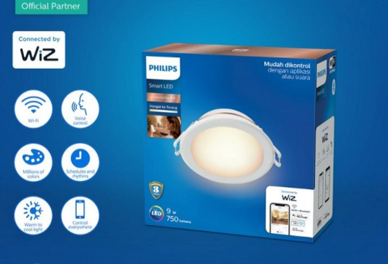 Lampu Downlight Philips Wiz 9 Watt: Spesifikasi, Benefit, dan Penerapannya